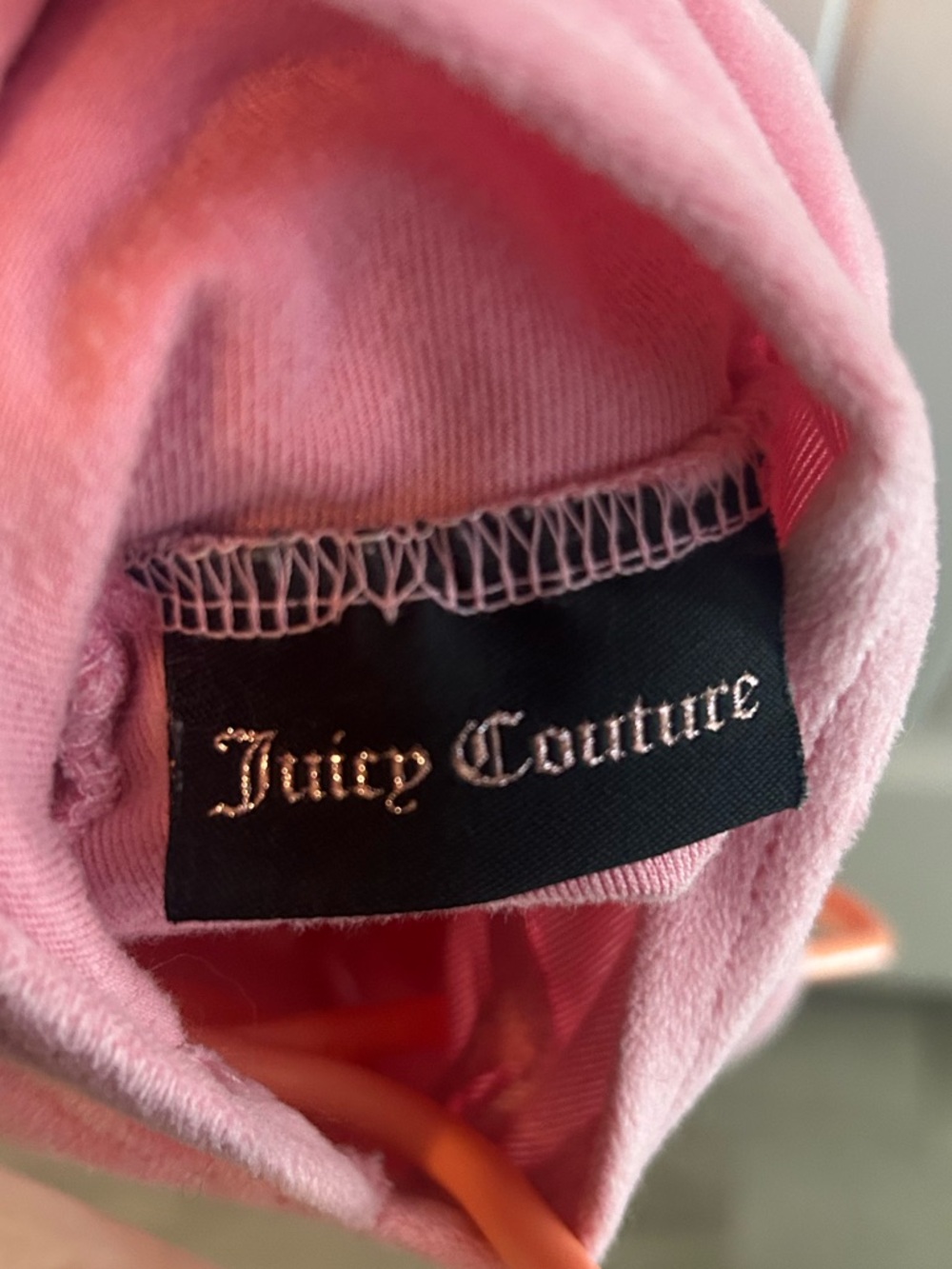 Juicy Couture Pink BLING VELOUR PET HOODIE - Picture 5 of 9
